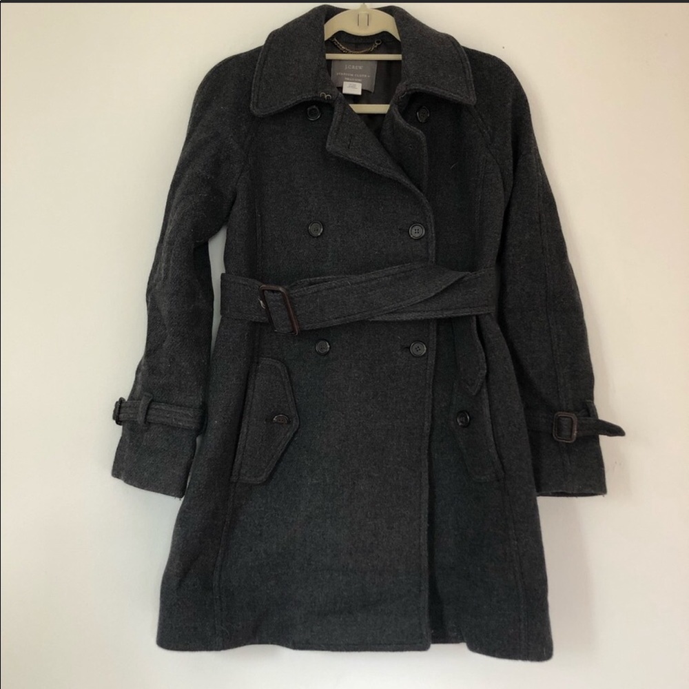 JCrew Stadium Cloth Icon Trench Coat
